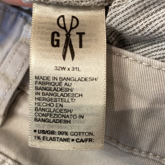 Goodthreads khaki 5-pocket athletic cut jeans Sz 32 W - Picture 7 of 9